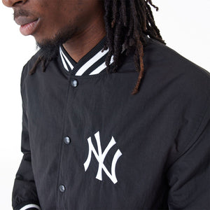 New York Yankees MLB Team Wordmark Bomberjacke schwarz - STADIUMDREAMS