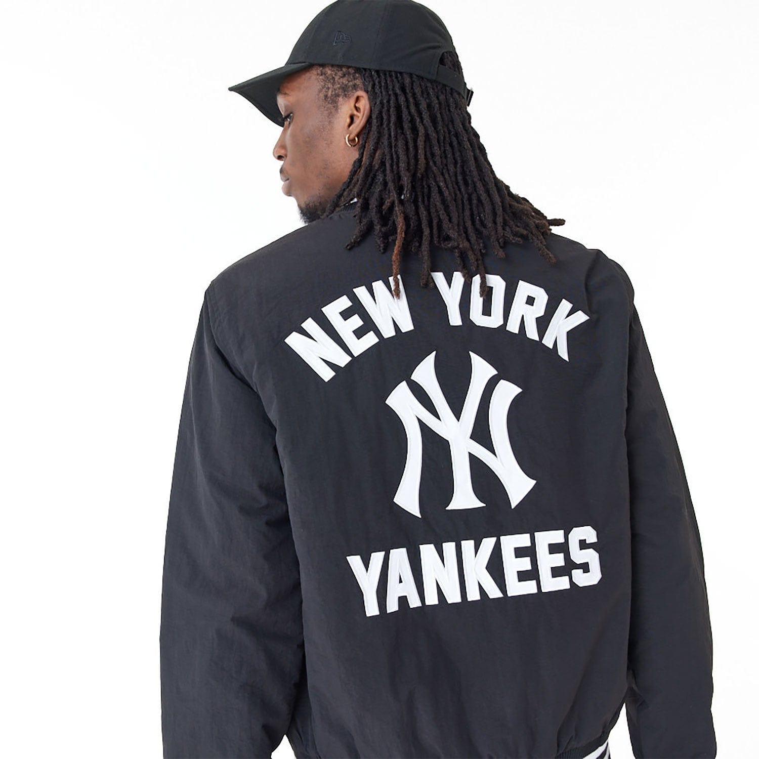 New York Yankees MLB Team Wordmark Bomberjacke schwarz - STADIUMDREAMS