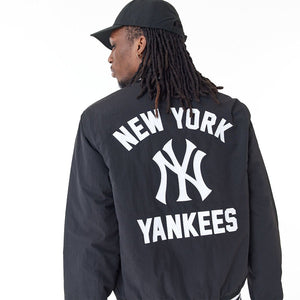 New York Yankees MLB Team Wordmark Bomberjacke schwarz - STADIUMDREAMS