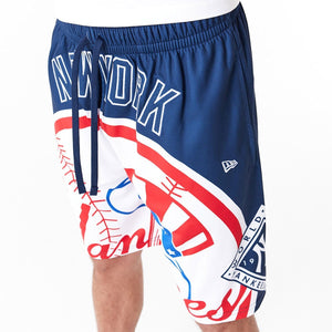 New York Yankees MLB Large Logo Short blau - STADIUMDREAMS