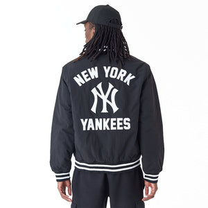 New York Yankees MLB Team Wordmark Bomberjacke schwarz - STADIUMDREAMS