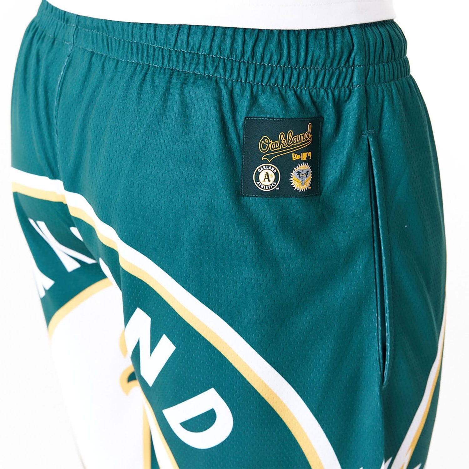 Oakland Athletics MLB Large Logo Short grün - STADIUMDREAMS