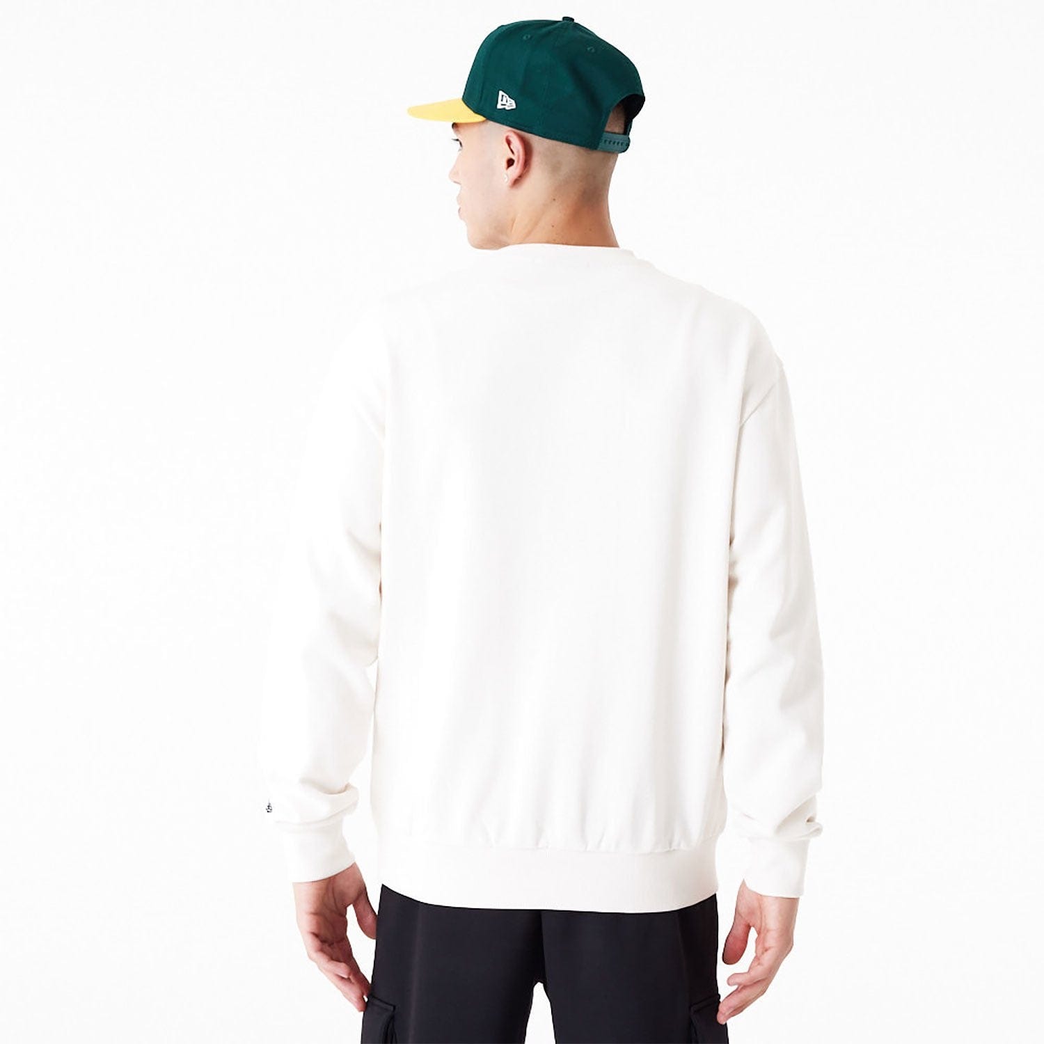 Oakland Athletics MLB Lifestyle Crewneck Pullover weiss - STADIUMDREAMS