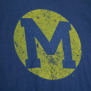 Michigan Wolverines NCAA Legendary Slub T-Shirt blau - STADIUMDREAMS