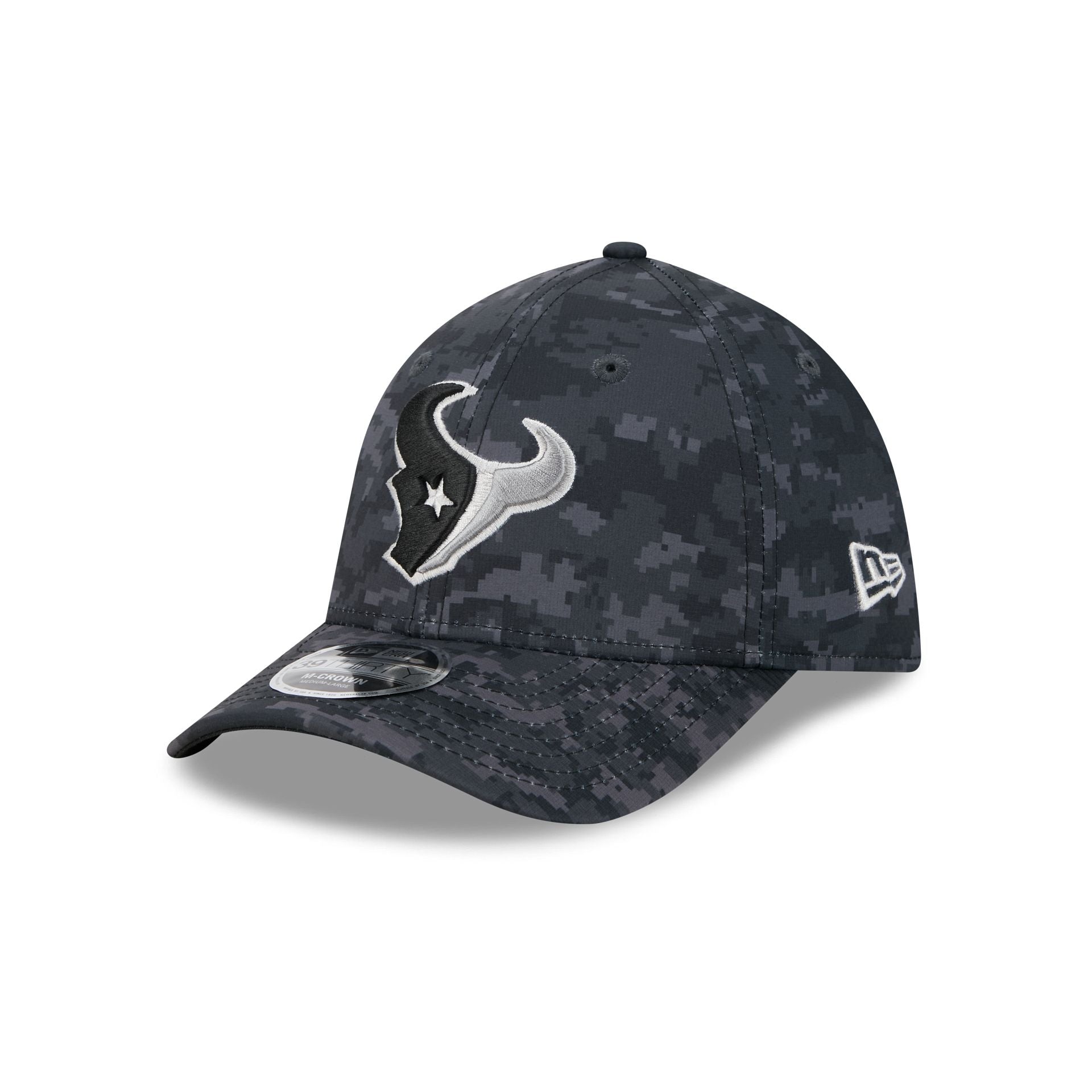 Houston Texans New Era 2026 NFL Salute to Service 39THIRTY Flex Fit Cap Camouflage Schwarz