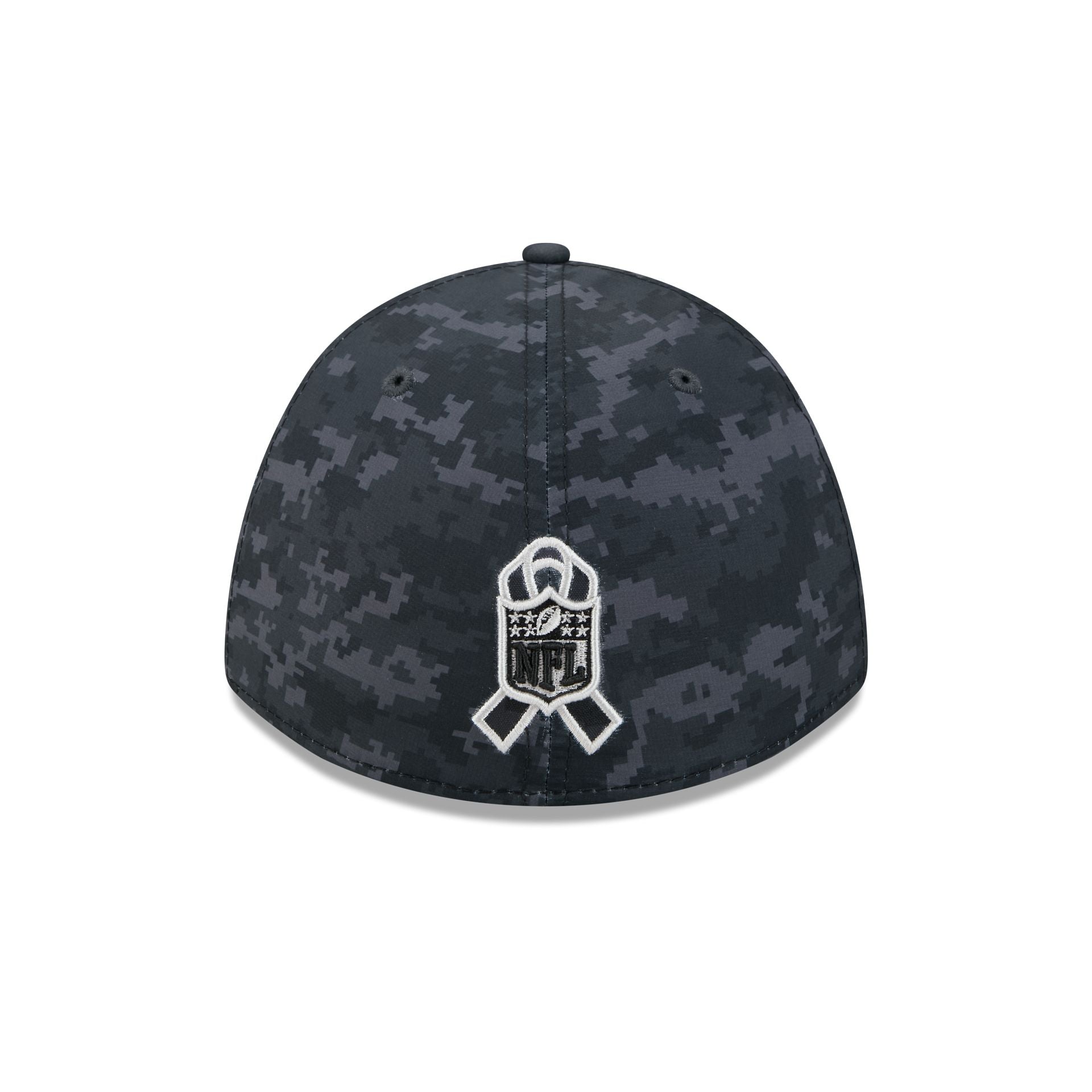 Tennessee Titans New Era 2026 NFL Salute to Service 39THIRTY Flex Fit Cap Camouflage Schwarz