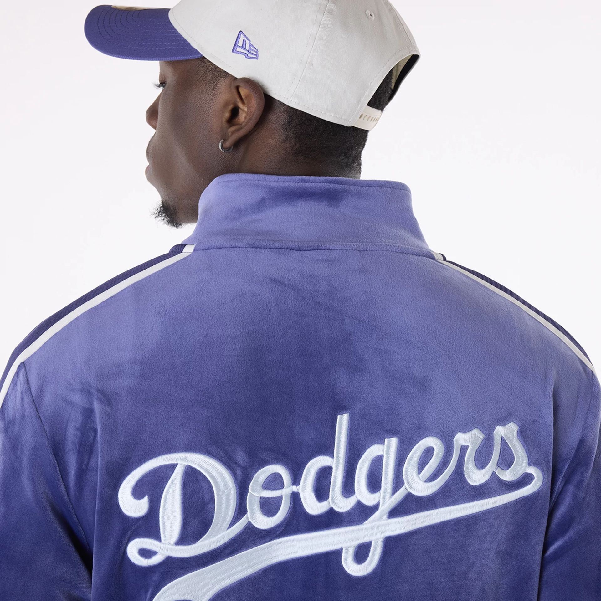 Los Angeles Dodgers New Era Velour MLB Jogginghose Lila