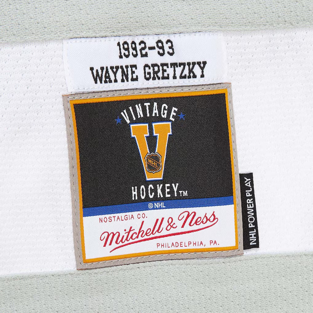Wayne Gretzky #99 Los Angeles Kings Mitchell & Ness 1992-93 Premium Power Play NHL Jersey Black