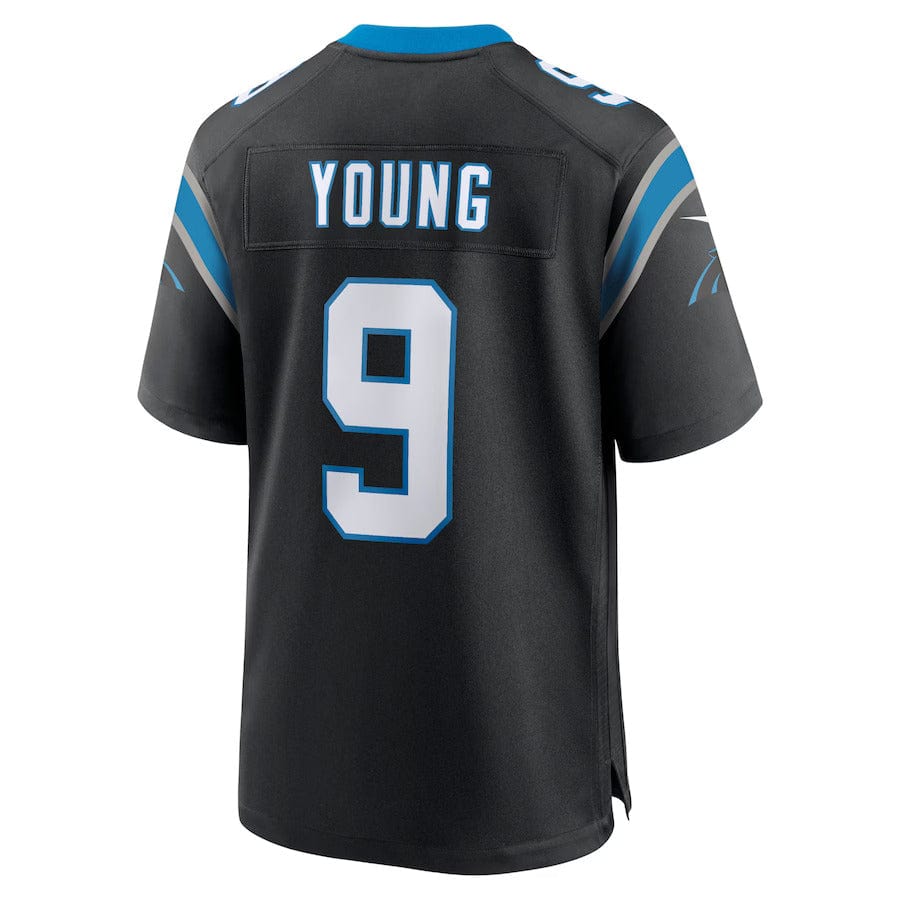 Carolina Panthers Bryce Young Nike Game Football NFL Trikot Home Schwarz - STADIUMDREAMS