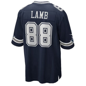 Dallas Cowboys CeeDee Lamb Nike Game Football NFL Trikot Home Navy - STADIUMDREAMS