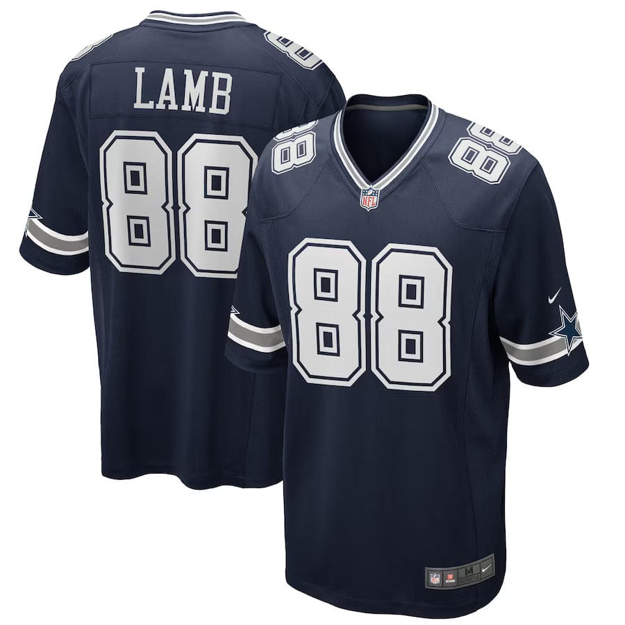 Dallas Cowboys CeeDee Lamb Nike Game Football NFL Trikot Home Navy - STADIUMDREAMS