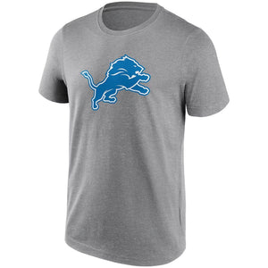 Detroit Lions Fanatics NFL Primary Logo Graphic T-Shirt Grau - STADIUMDREAMS