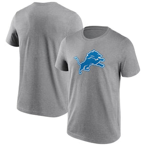 Detroit Lions Fanatics NFL Primary Logo Graphic T-Shirt Grau - STADIUMDREAMS