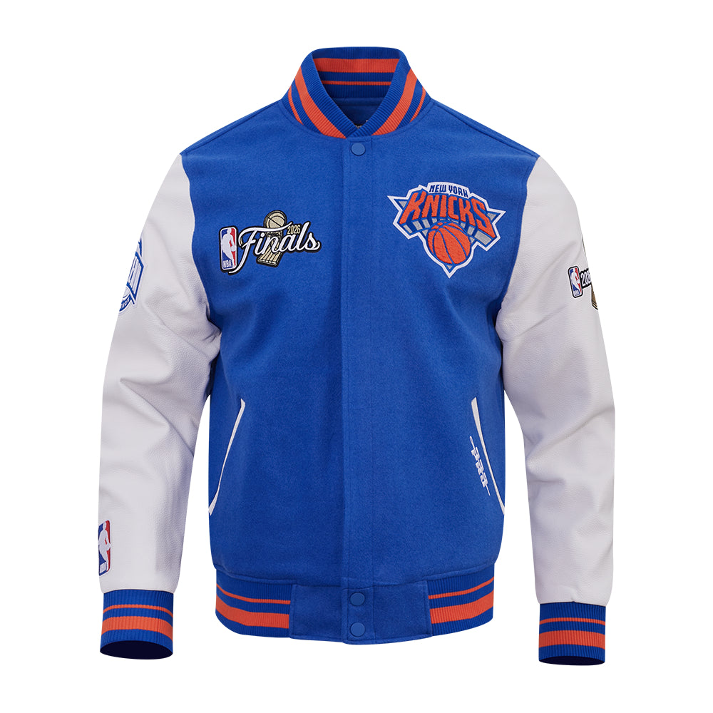 New York Knicks Pro Standard 2026 NBA Champions Limited Edition College Jacke Blau