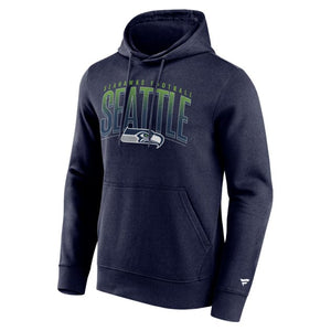 Seattle Seahawks Fanatics NFL Team Arch Hoodie Navy - STADIUMDREAMS