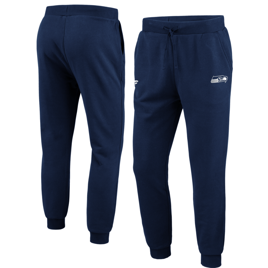 Seattle Seahawks NFL Primary Logo Fleece Jogger Sweatpants navy - STADIUMDREAMS