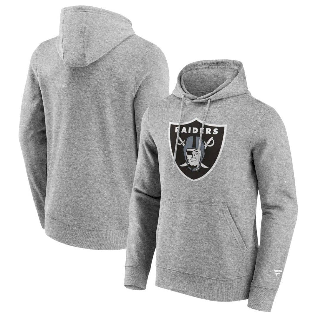 Las Vegas Raiders NFL Primary Logo Graphic Hoodie grau - STADIUMDREAMS