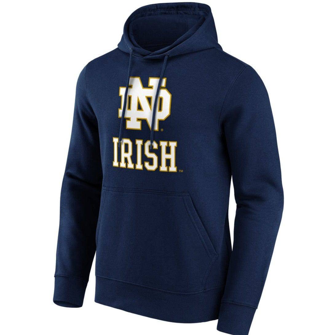 Notre Dame Fighting Irish NCAA Primary Logo Hoodie navy - STADIUMDREAMS