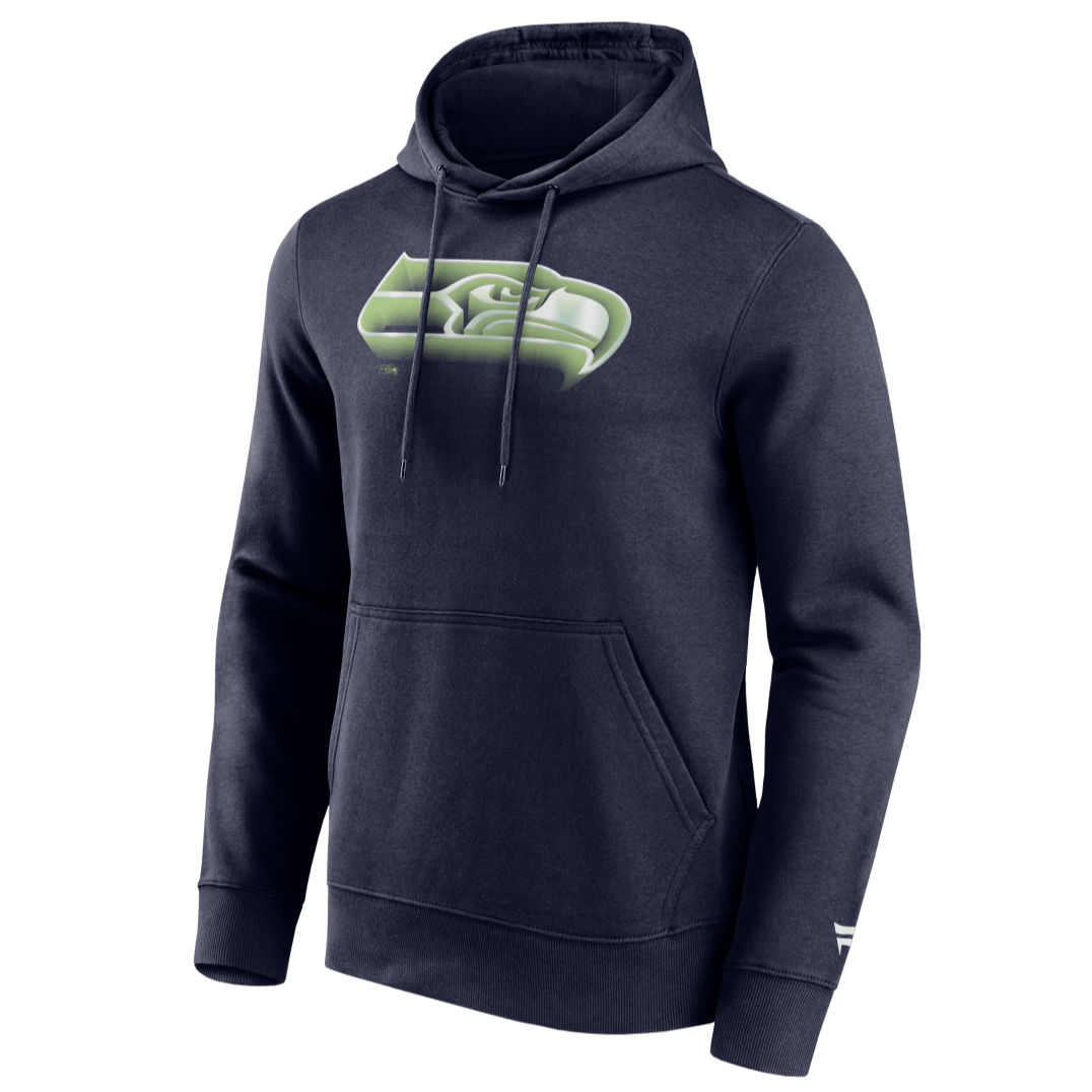 Seattle Seahawks NFL Chrome Graphic Hoodie navy - STADIUMDREAMS