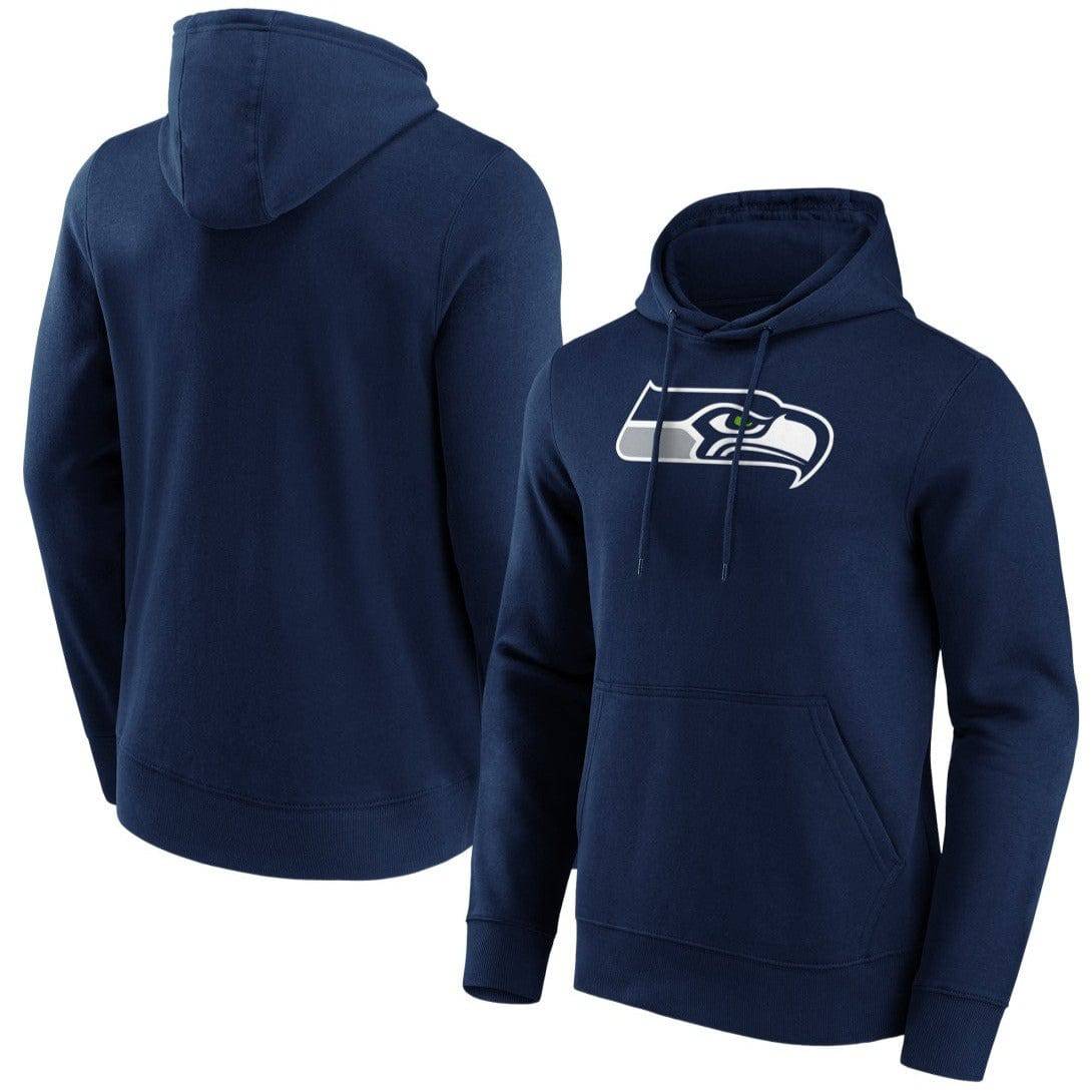 Seattle Seahawks NFL Primary Logo Graphic Hoodie navy - STADIUMDREAMS