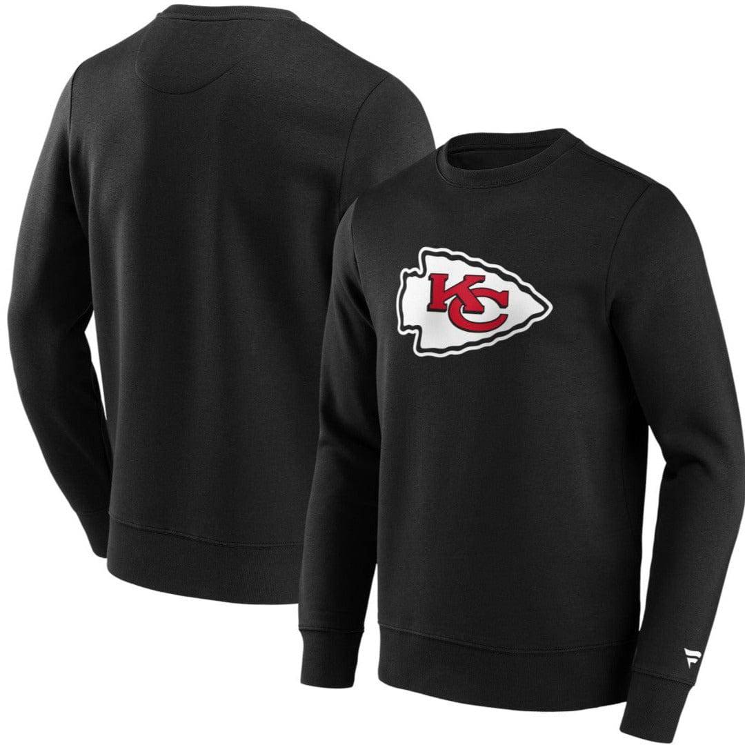 Kansas City Chiefs NFL Primary Logo Crewneck Sweatshirt schwarz - STADIUMDREAMS