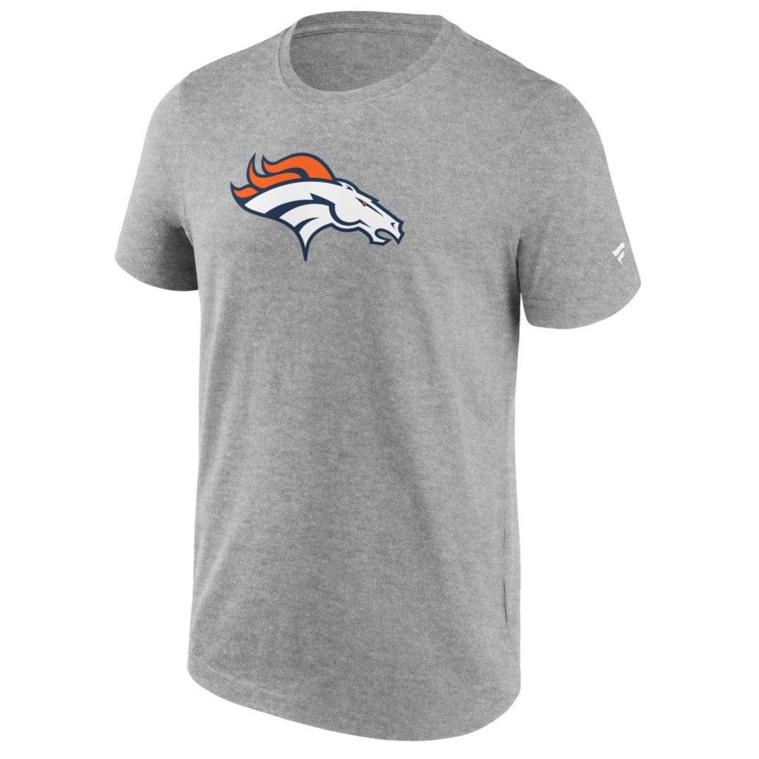 Denver Broncos NFL Primary Logo Graphic T-Shirt grau - STADIUMDREAMS