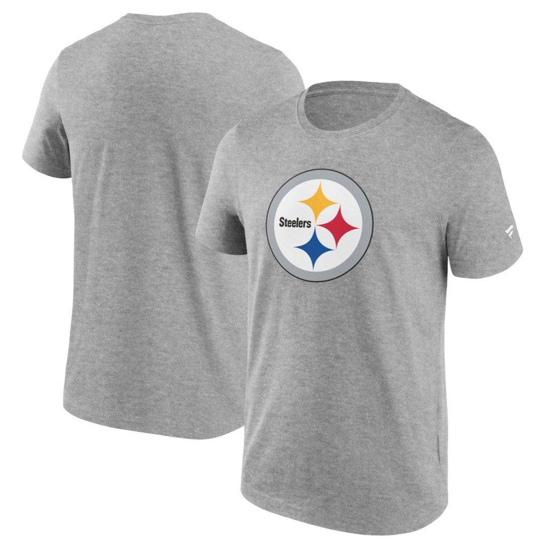 Pittsburgh Steelers NFL Primary Logo Graphic T-Shirt grau - STADIUMDREAMS