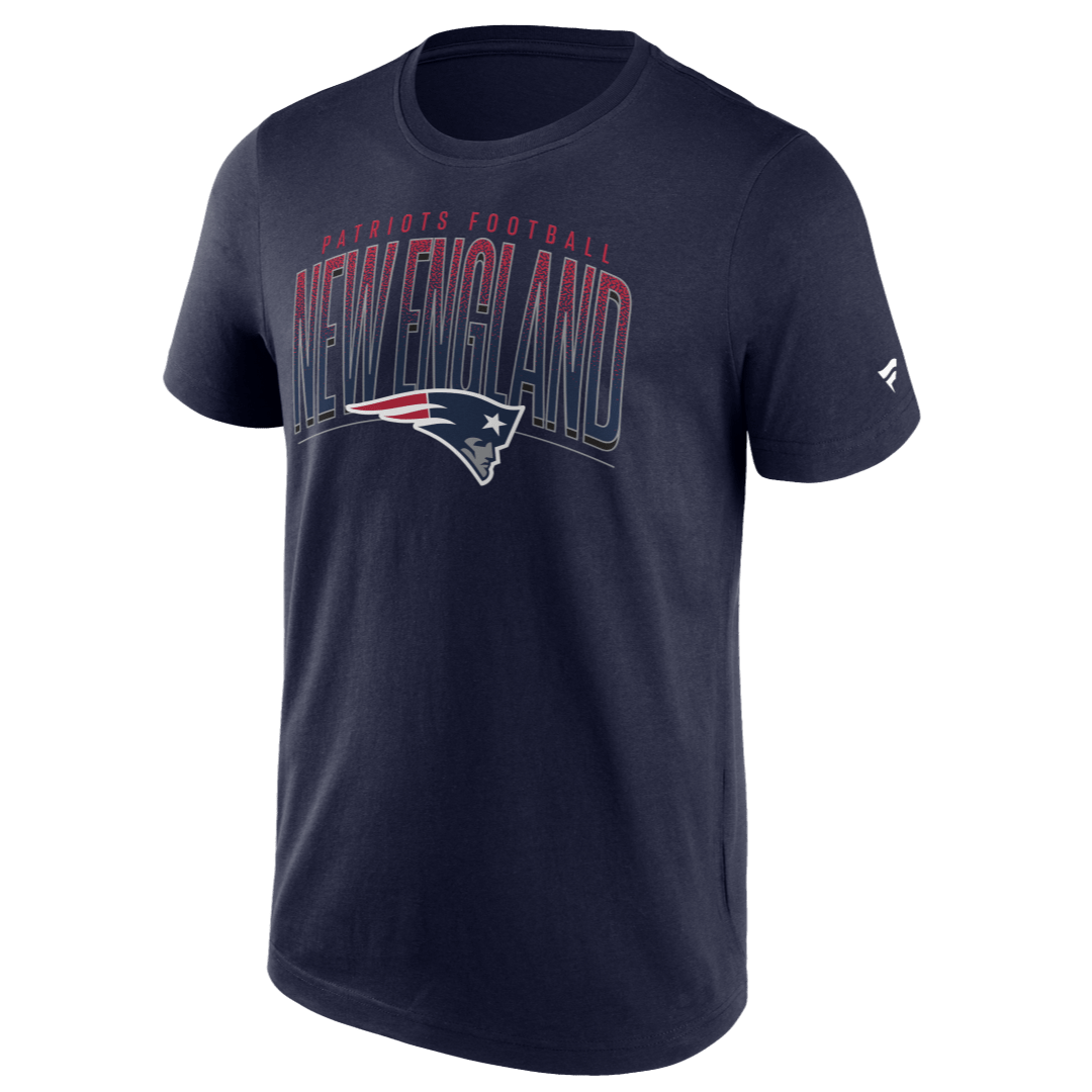 New England Patriots NFL Team Arch T-Shirt navy - STADIUMDREAMS