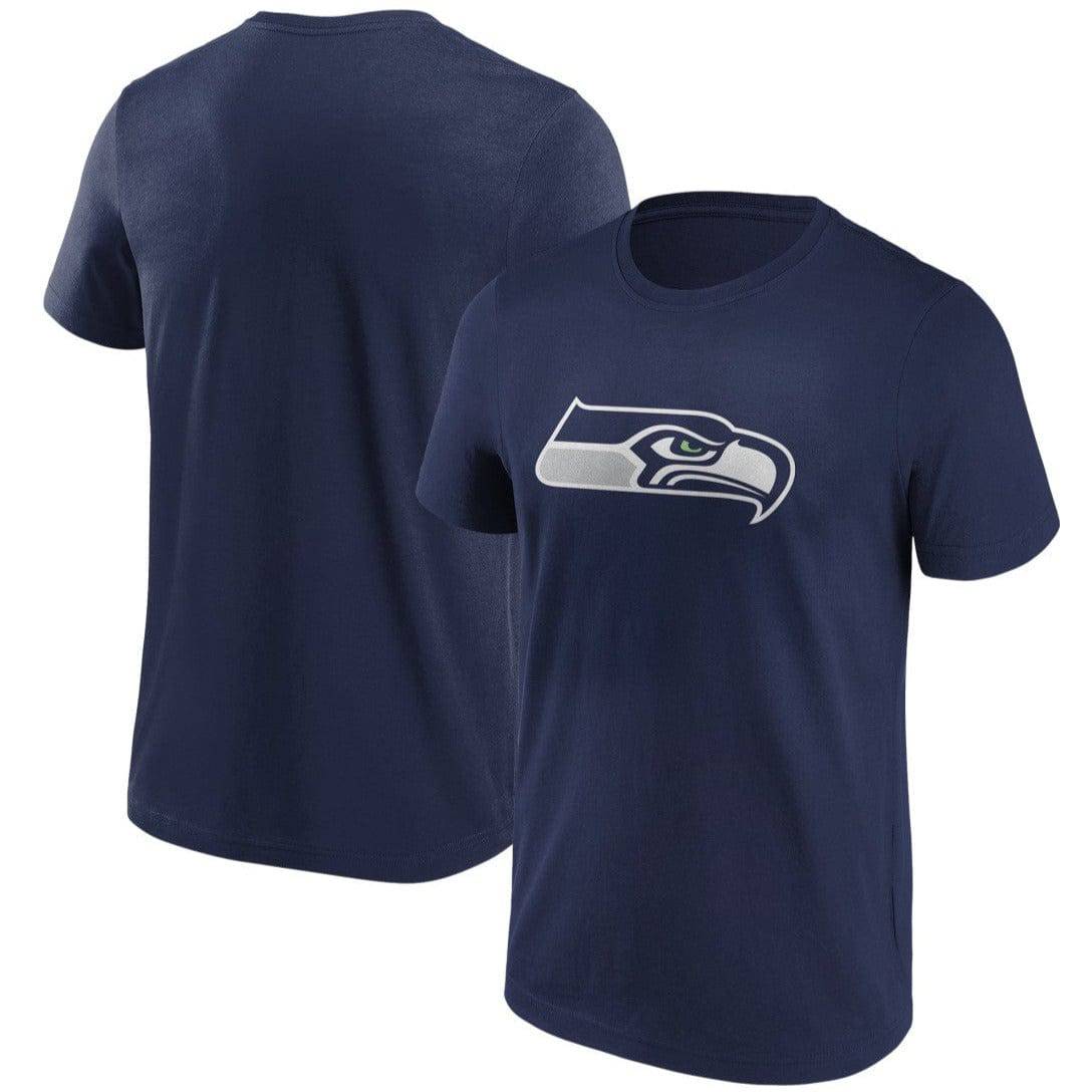 Seattle Seahawks NFL Primary Logo Graphic T-Shirt navy - STADIUMDREAMS