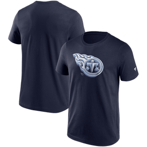 Tennessee Titans NFL Chrome Graphic T-Shirt navy - STADIUMDREAMS