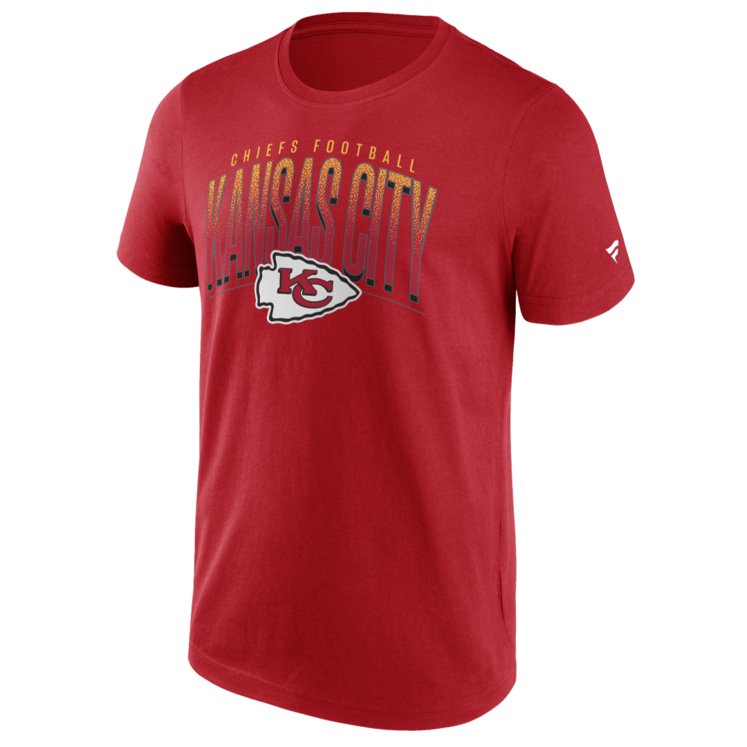 Kansas City Chiefs NFL Team Arch T-Shirt rot - STADIUMDREAMS