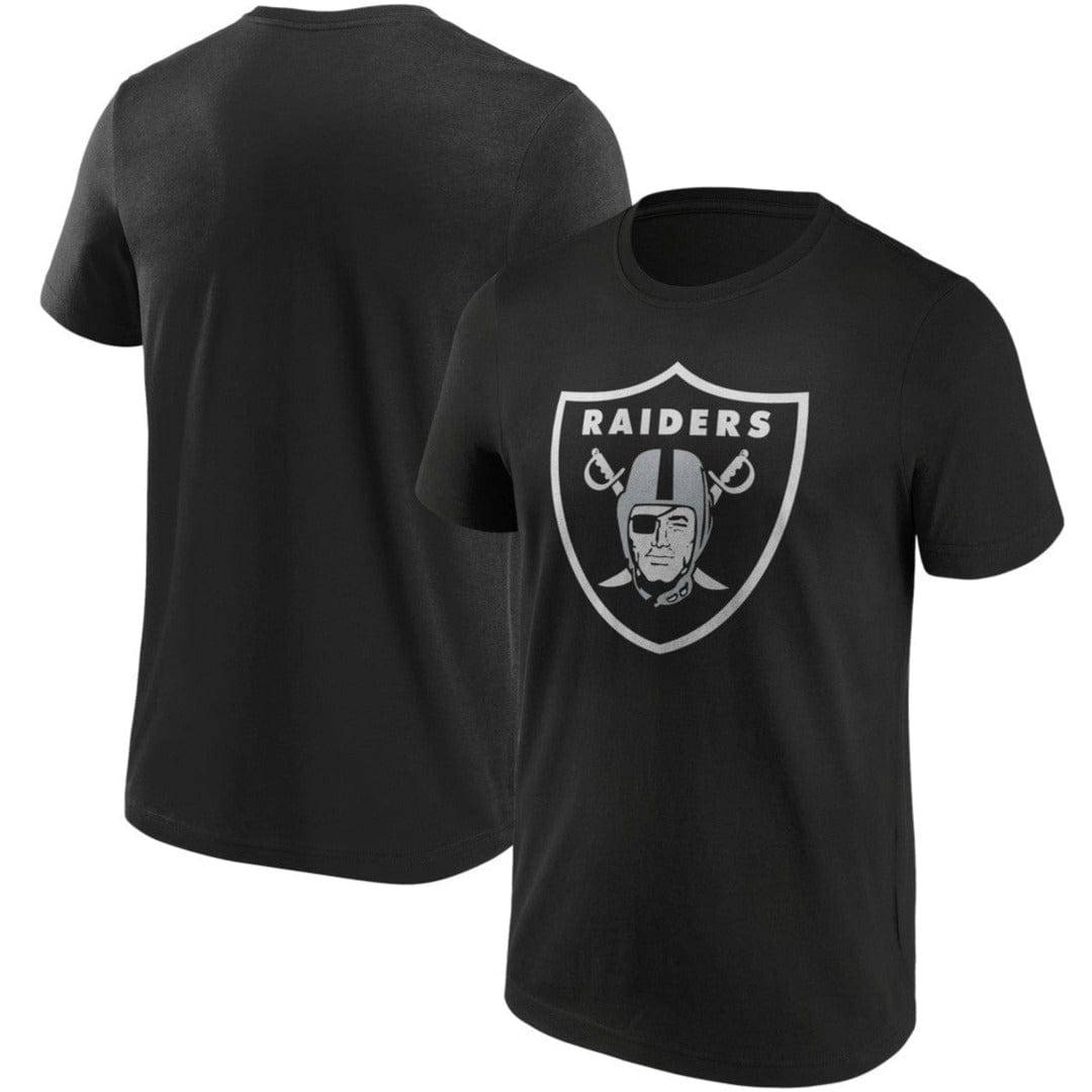 Las Vegas Raiders NFL Primary Logo Graphic T-Shirt schwarz - STADIUMDREAMS