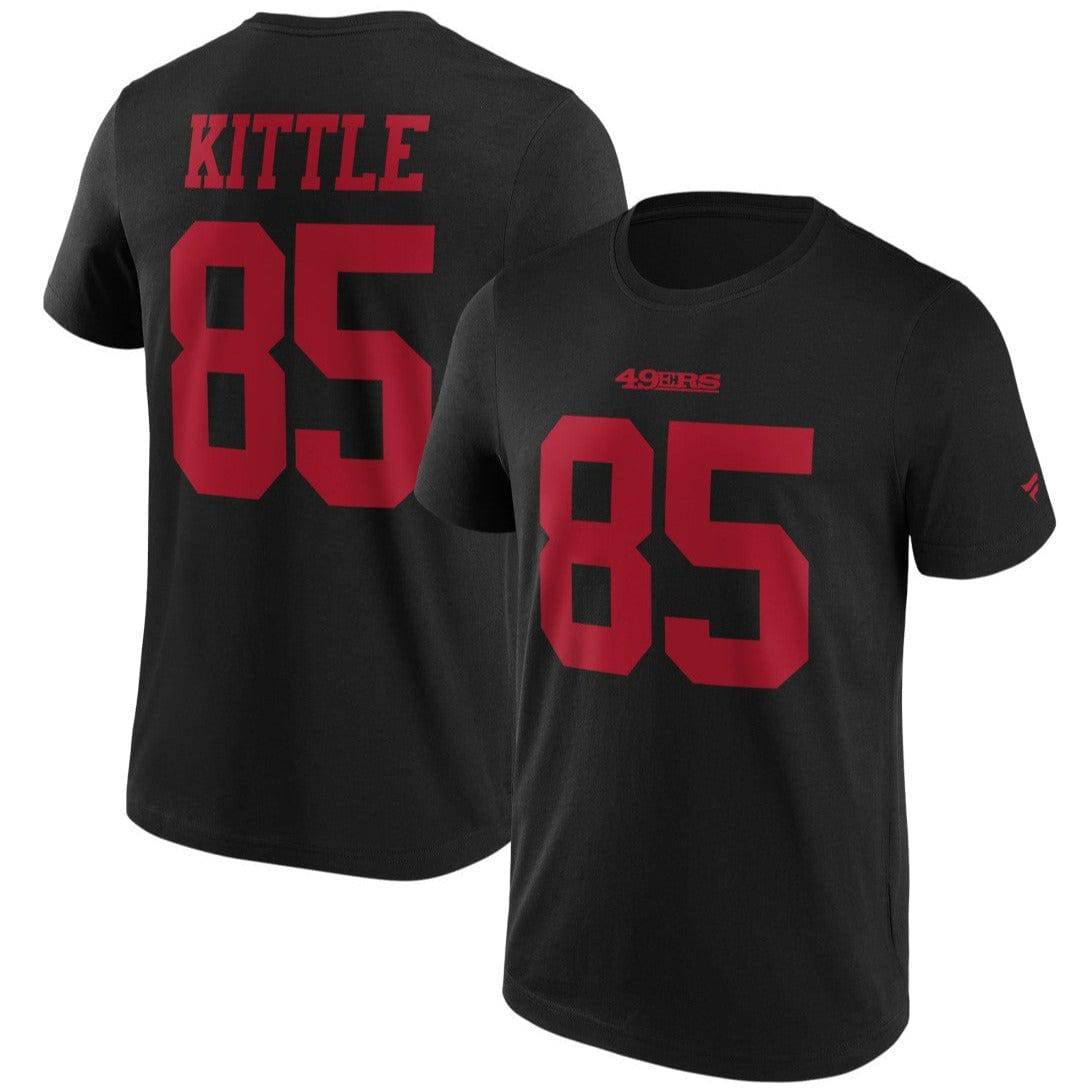 49ers George Kittle NFL T Shirt schwarz STADIUMDREAMS