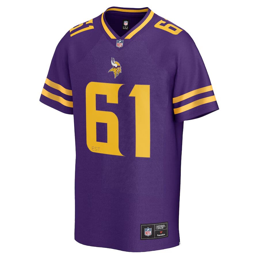 Minnesota Vikings Fanatics NFL Core Foundation Trikot Lila - STADIUMDREAMS