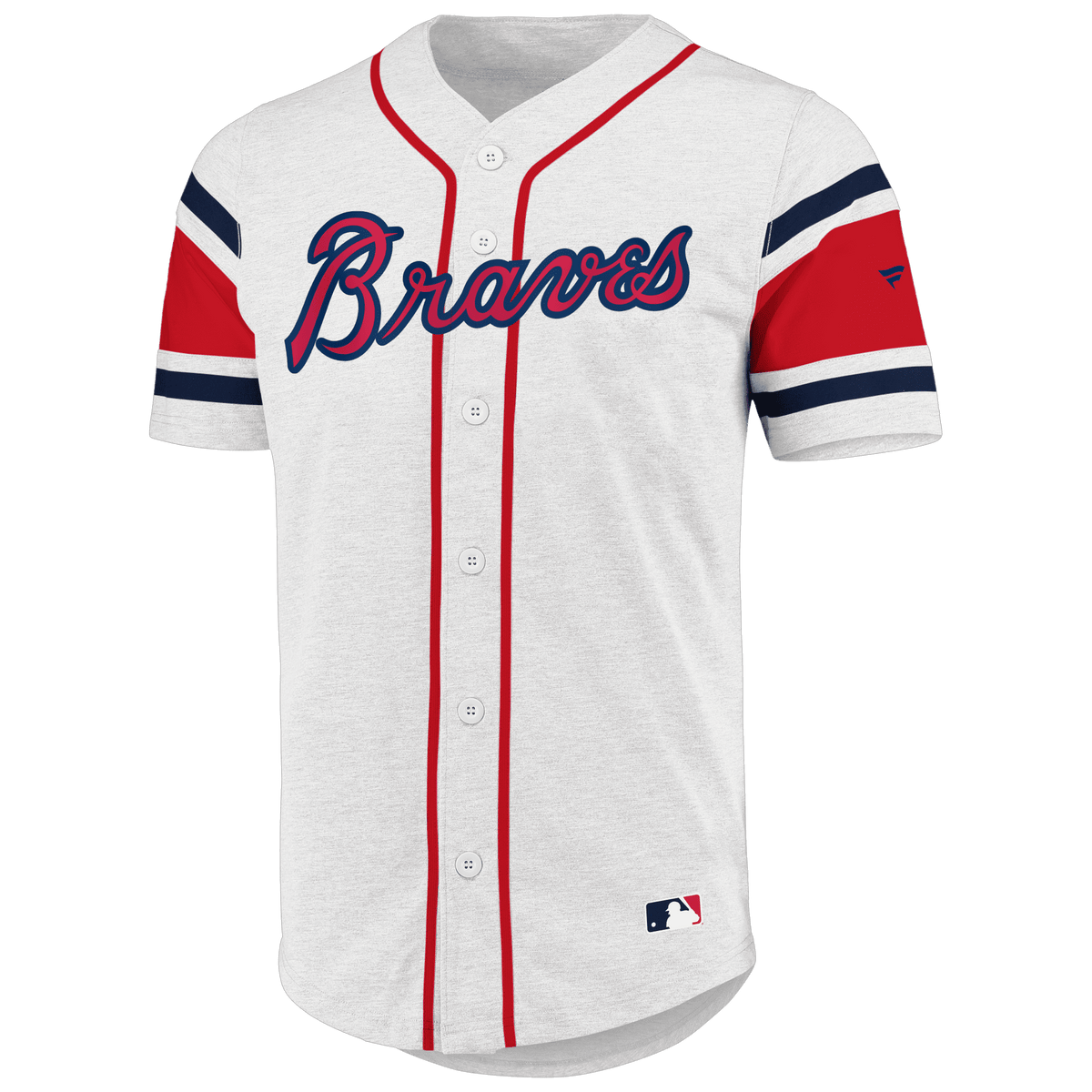 Atlanta Braves MLB Foundation Cotton Trikot weiss - STADIUMDREAMS