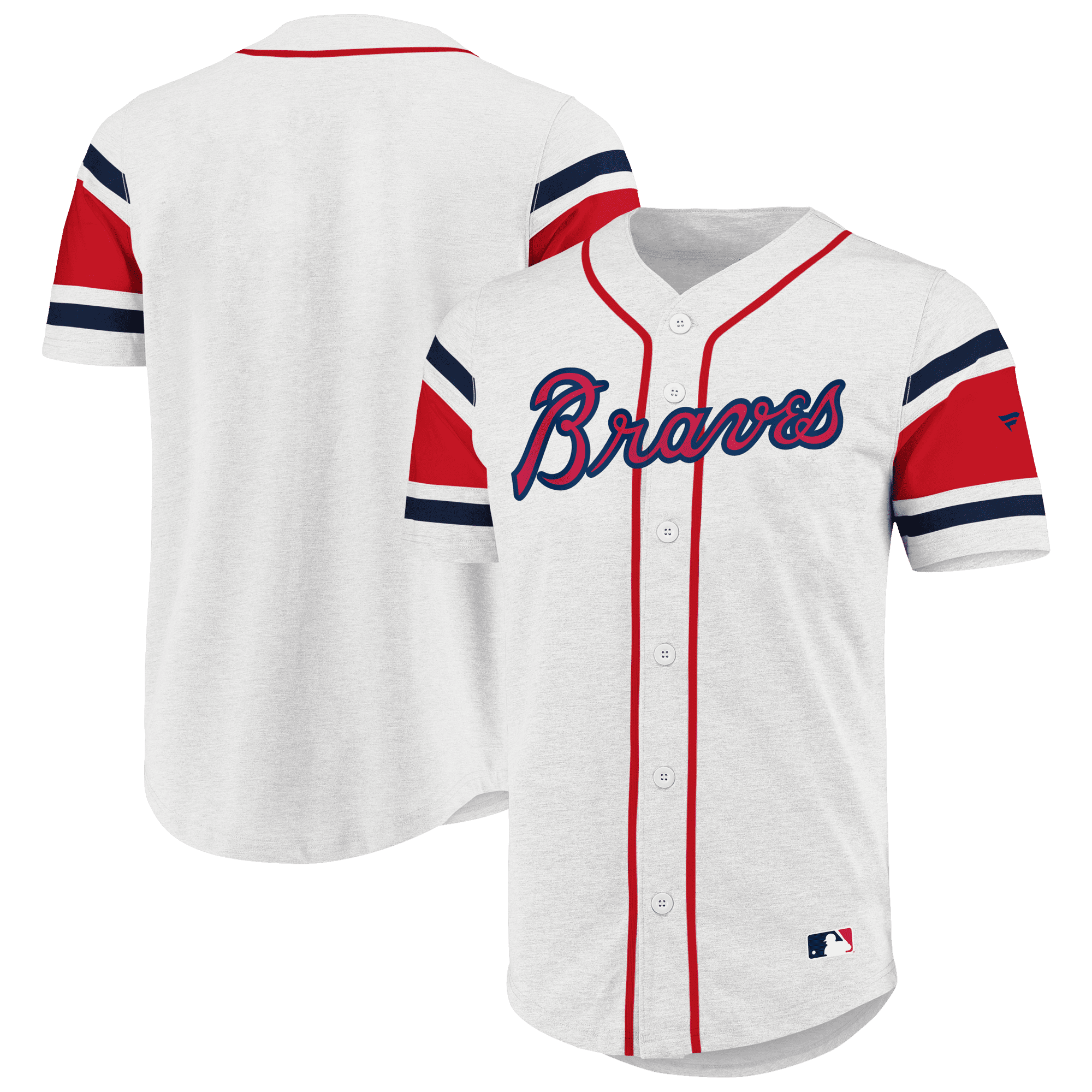 Atlanta Braves MLB Foundation Cotton Trikot weiss - STADIUMDREAMS