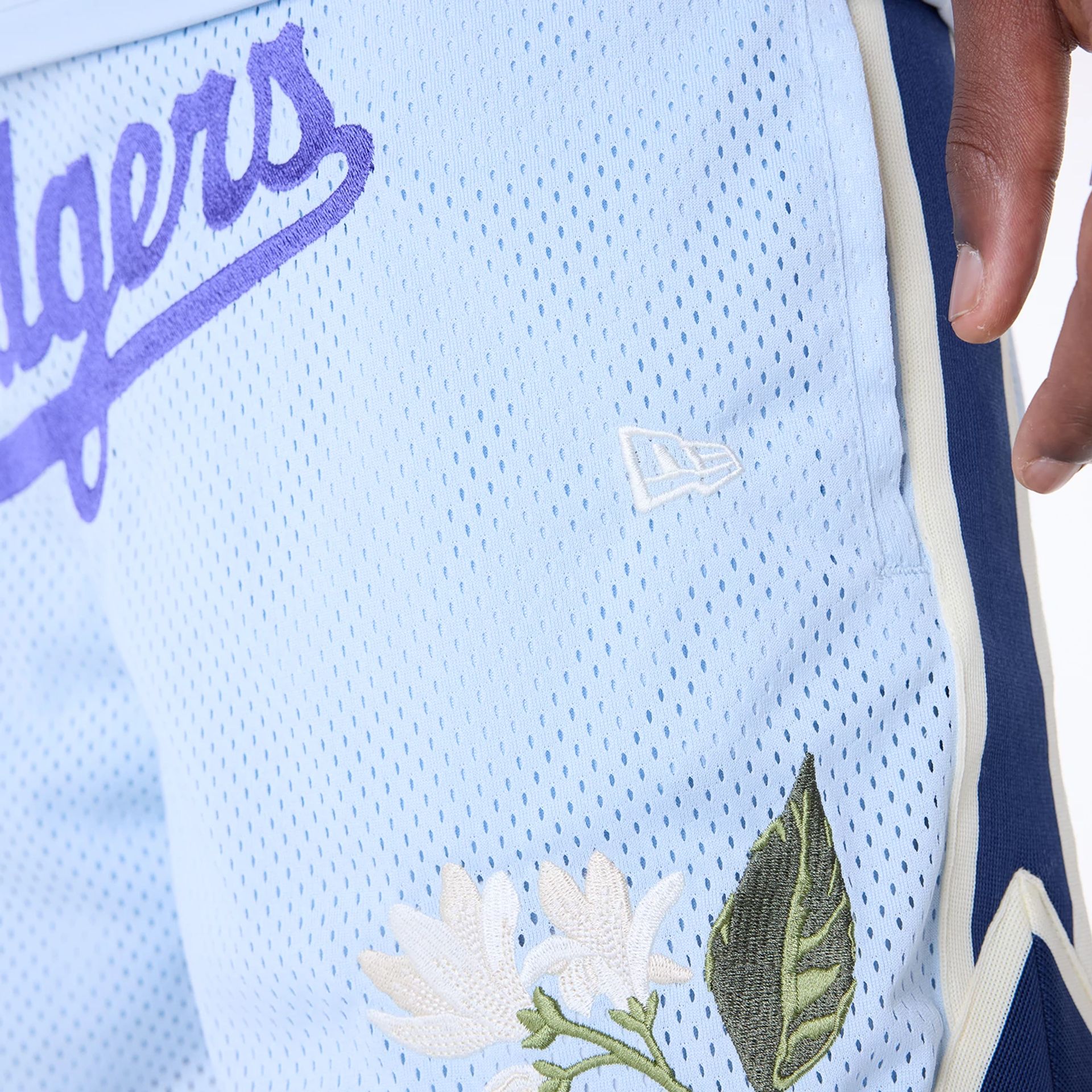 Los Angeles Dodgers New Era Floral Mesh MLB Shorts Blau