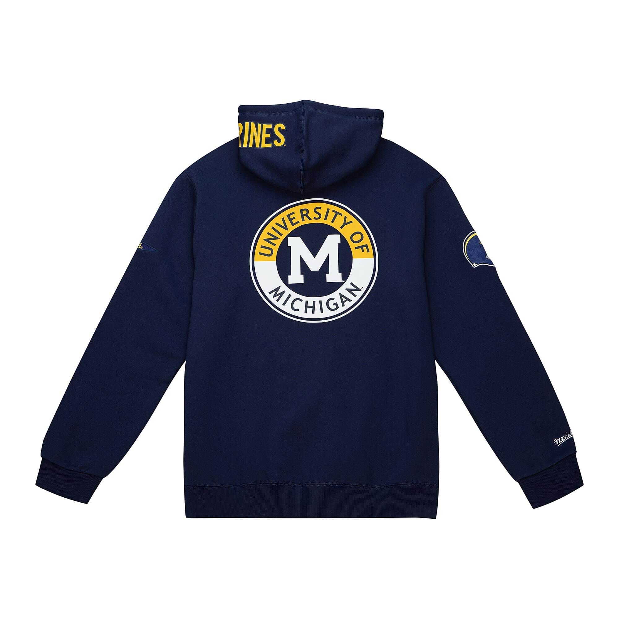 Michigan Wolverines NCAA Hometown Fleece Hoodie navy - STADIUMDREAMS