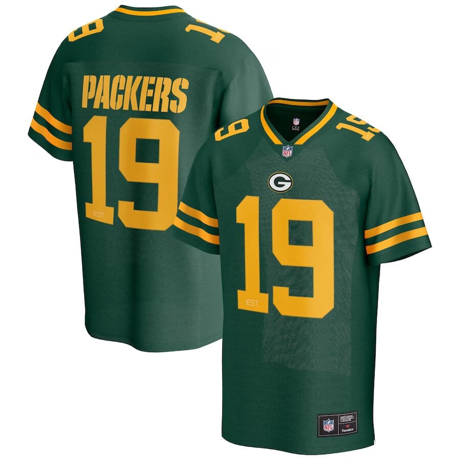 Green Bay Packers Fanatics NFL Core Foundation Trikot Grün - STADIUMDREAMS