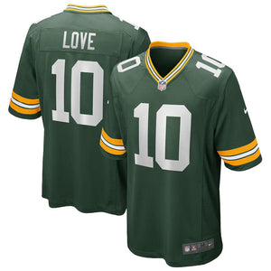 Jordan Love #10 Green Bay Packers Nike NFL Football Trikot Grün - STADIUMDREAMS