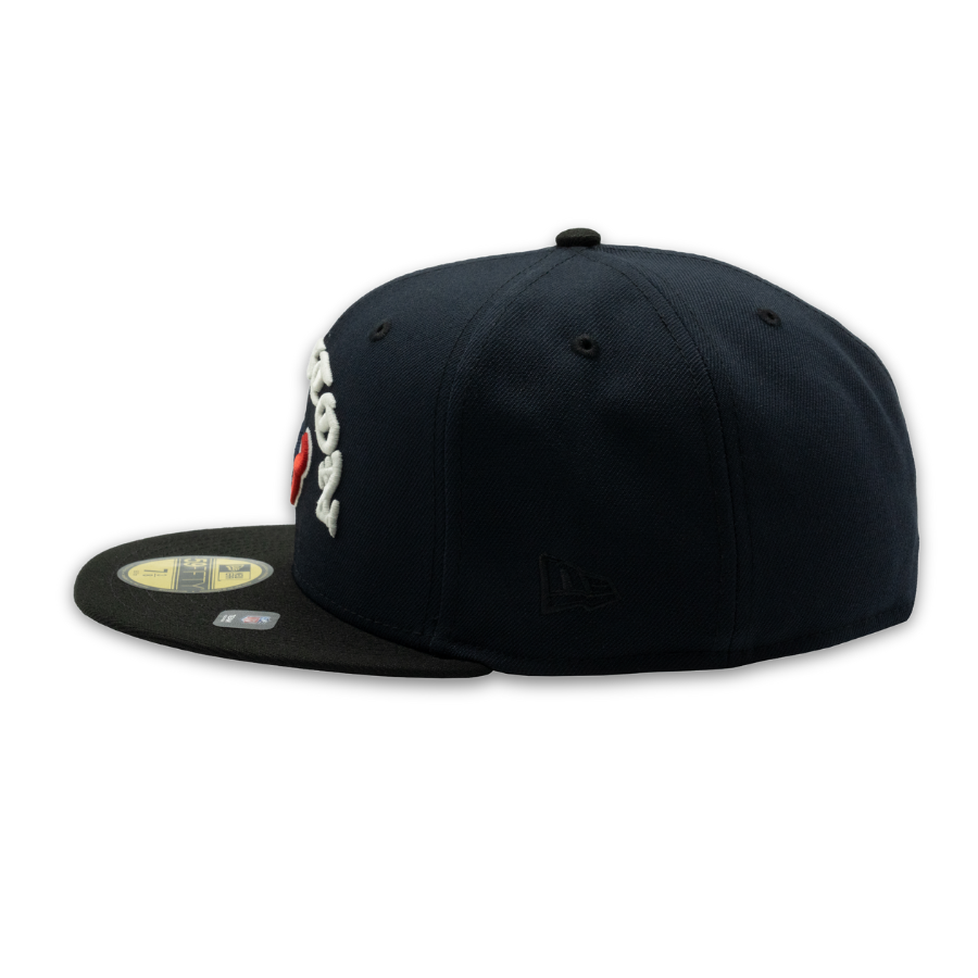 Houston Texans New Era NFL 20 Years Anniversary Side Patch 59FIFTY Cap Navy - SD Exclusive