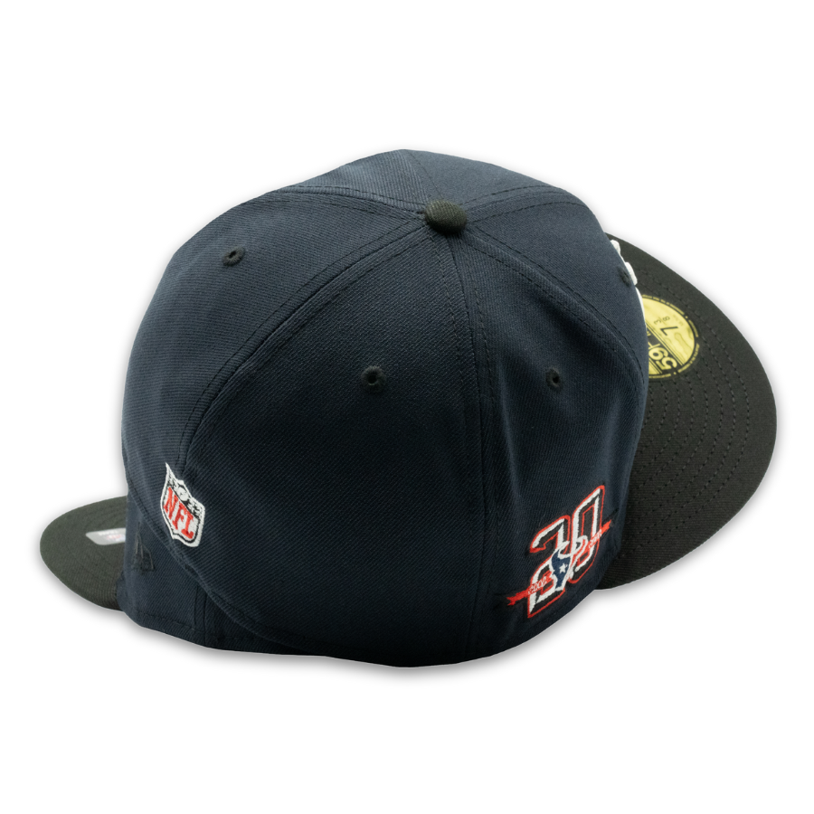 Houston Texans New Era NFL 20 Years Anniversary Side Patch 59FIFTY Cap Navy - SD Exclusive - STADIUMDREAMS