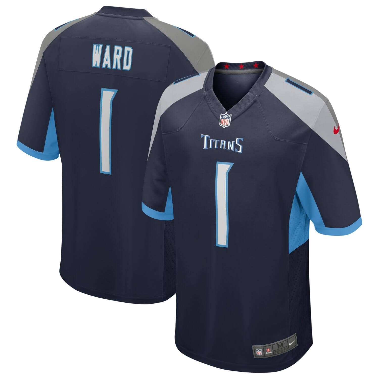 Cam Ward #1 Tennessee Titans Nike Home Game NFL Football Trikot Navy