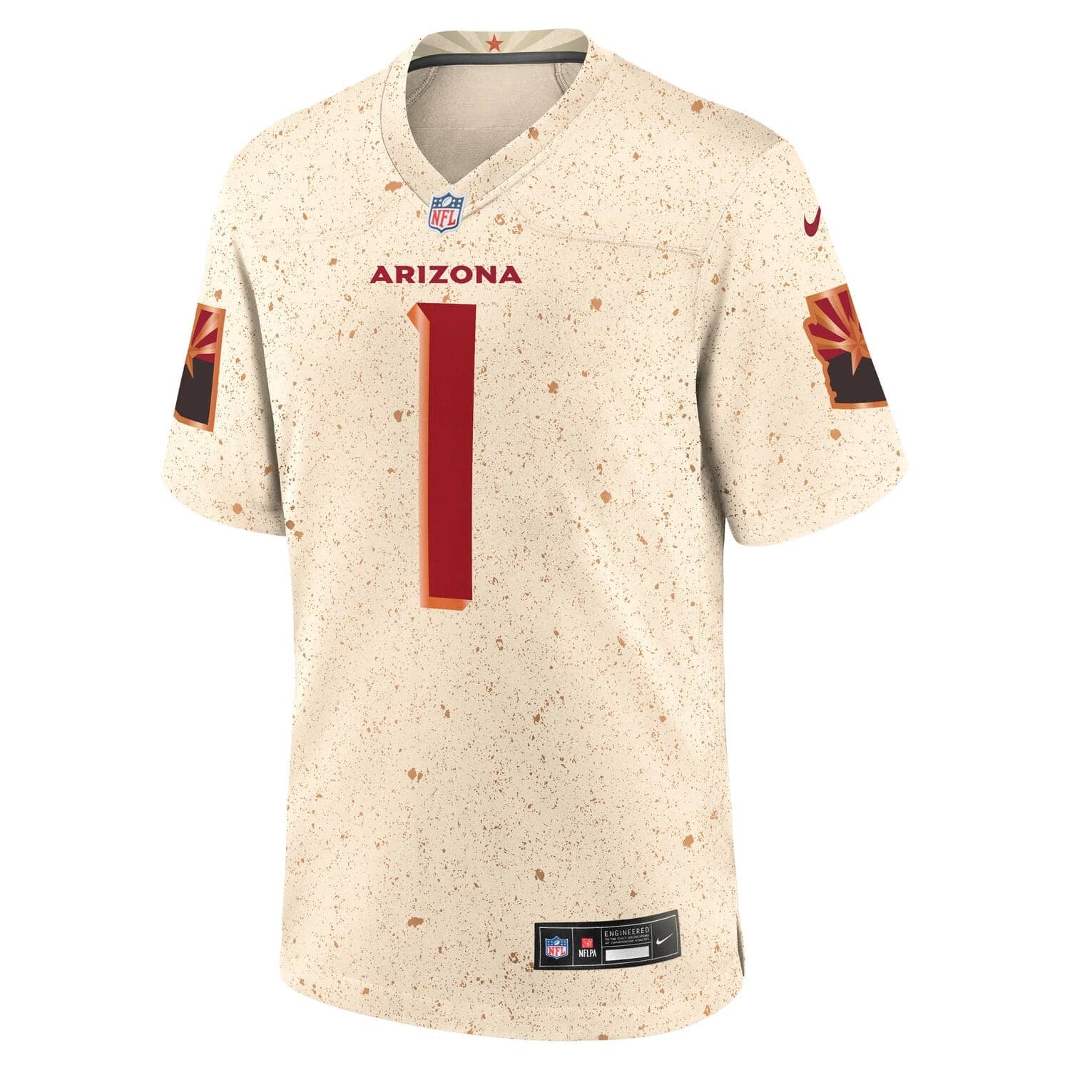 Kyler Murray #1 Arizona Cardinals 2025 Nike Rivalries Game NFL Trikot Beige