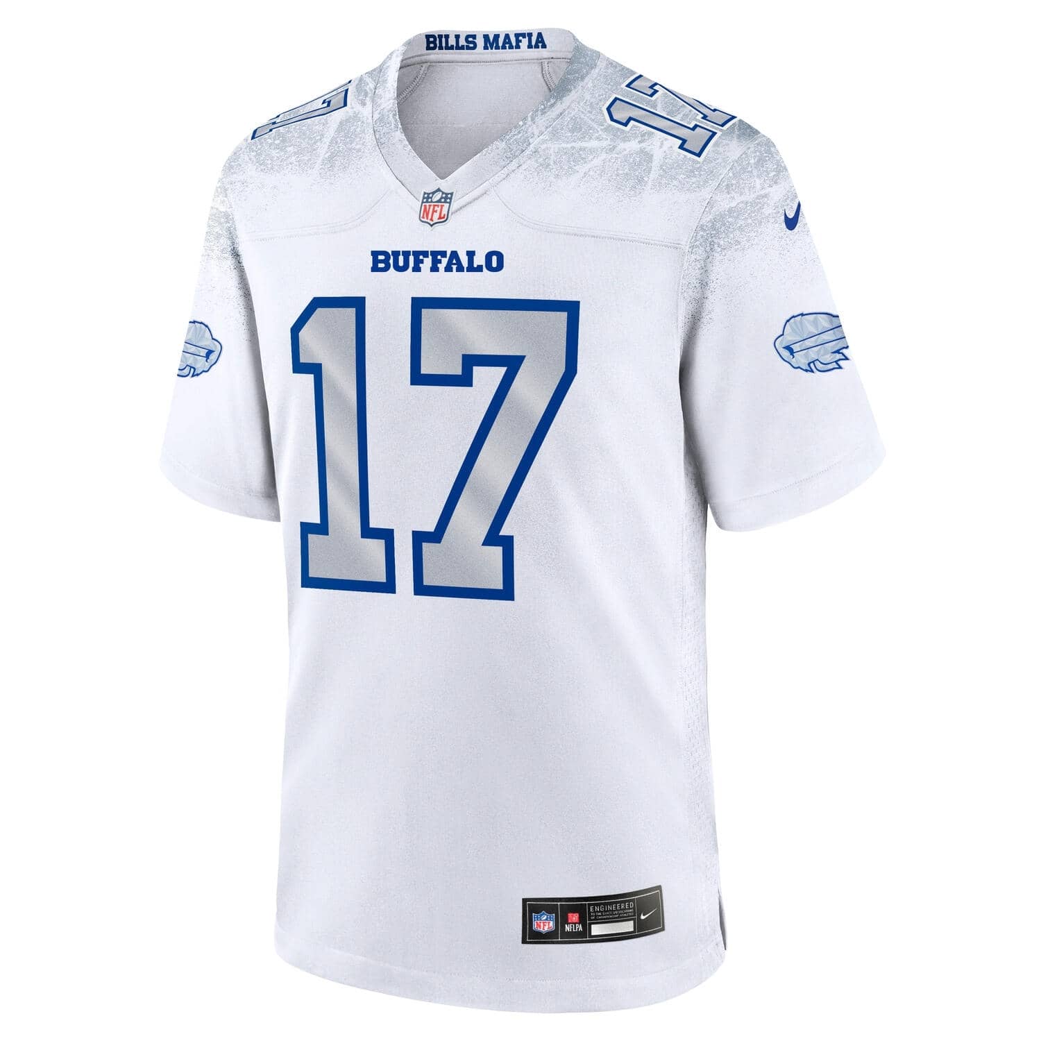 Josh Allen #17 Buffalo Bills 2025 Nike Rivalries Game NFL Trikot Weiß