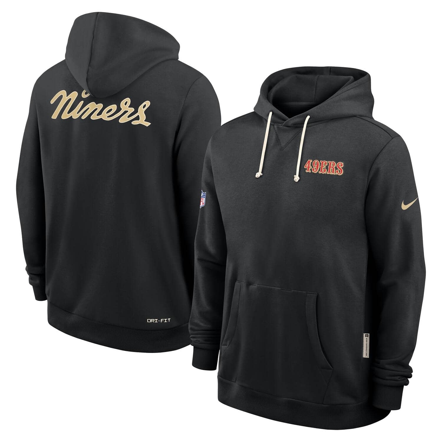 San Francisco 49ers 2025 Rivalries Nike Sideline NFL Hoodie Schwarz