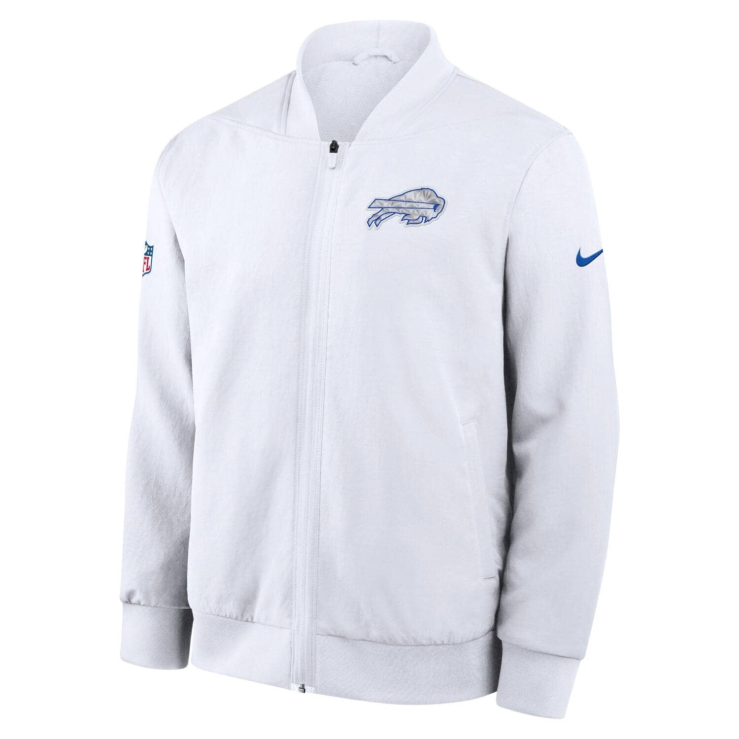 Buffalo Bills 2025 Nike Rivalries Sideline NFL Bomber Jacke Weiß
