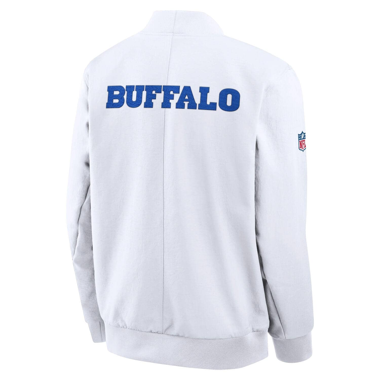 Buffalo Bills 2025 Nike Rivalries Sideline NFL Bomber Jacke Weiß