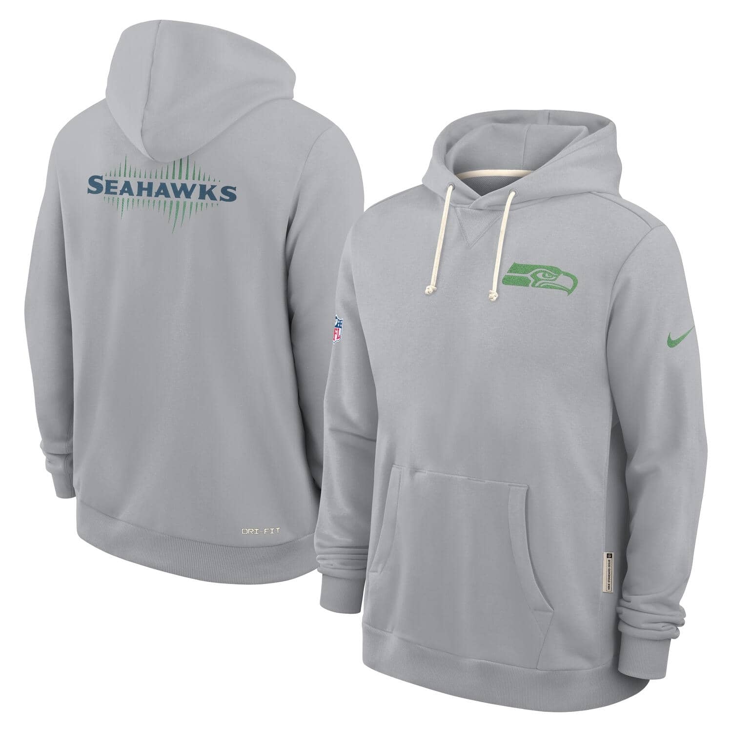 Seattle Seahawks 2025 Rivalries Nike Sideline NFL Hoodie Grau