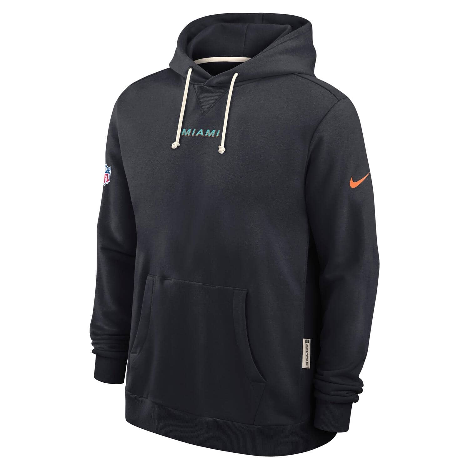 Miami Dolphins 2025 Rivalries Nike Sideline NFL Hoodie Schwarz